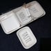 Rae Dunn EAT NIBBLE TASTE mini plates on