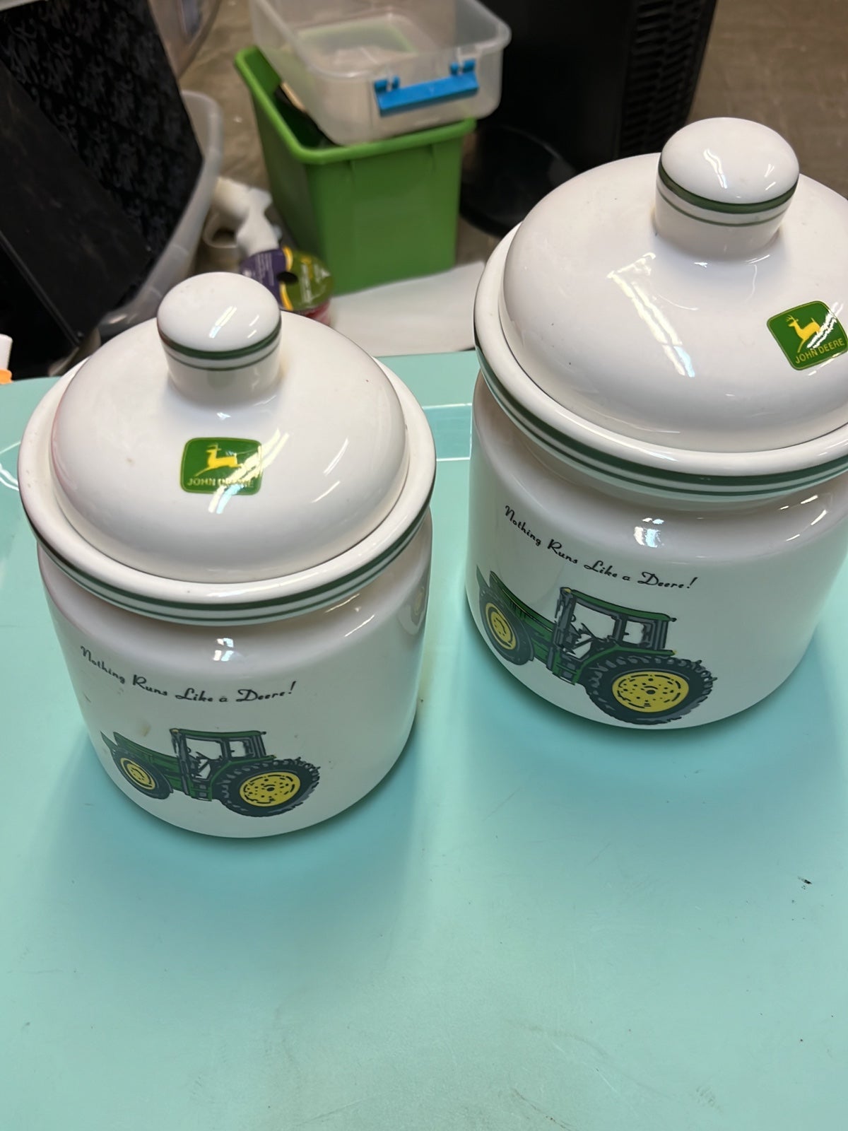 John Deere Canisters Set of Two