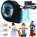 Inflatable Motor Replacement Fan with 3 LED Light & 12V 1.25A