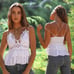 NWT - Free People Adella Cami White Size M FP One