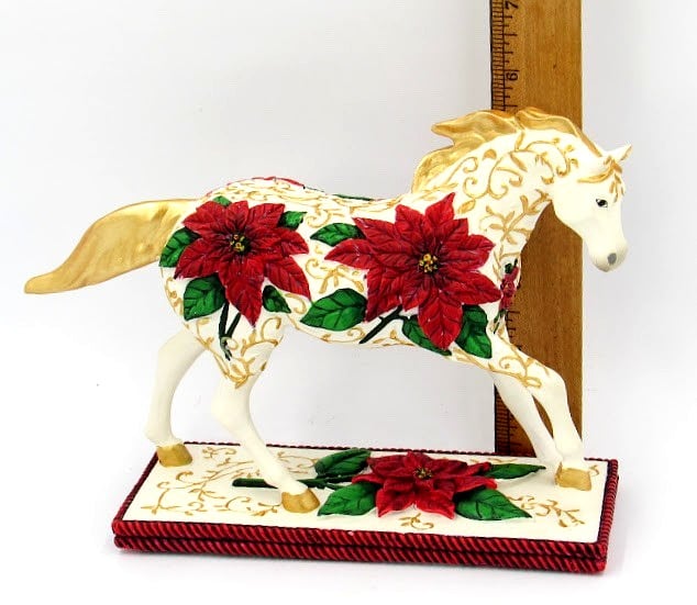 The Trail of Painted Ponies POINSETTIA by Westland 12257 1st Edition RETIRED