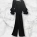 NWT Badgley Mischka Black Dressy Jumpsuit Medium