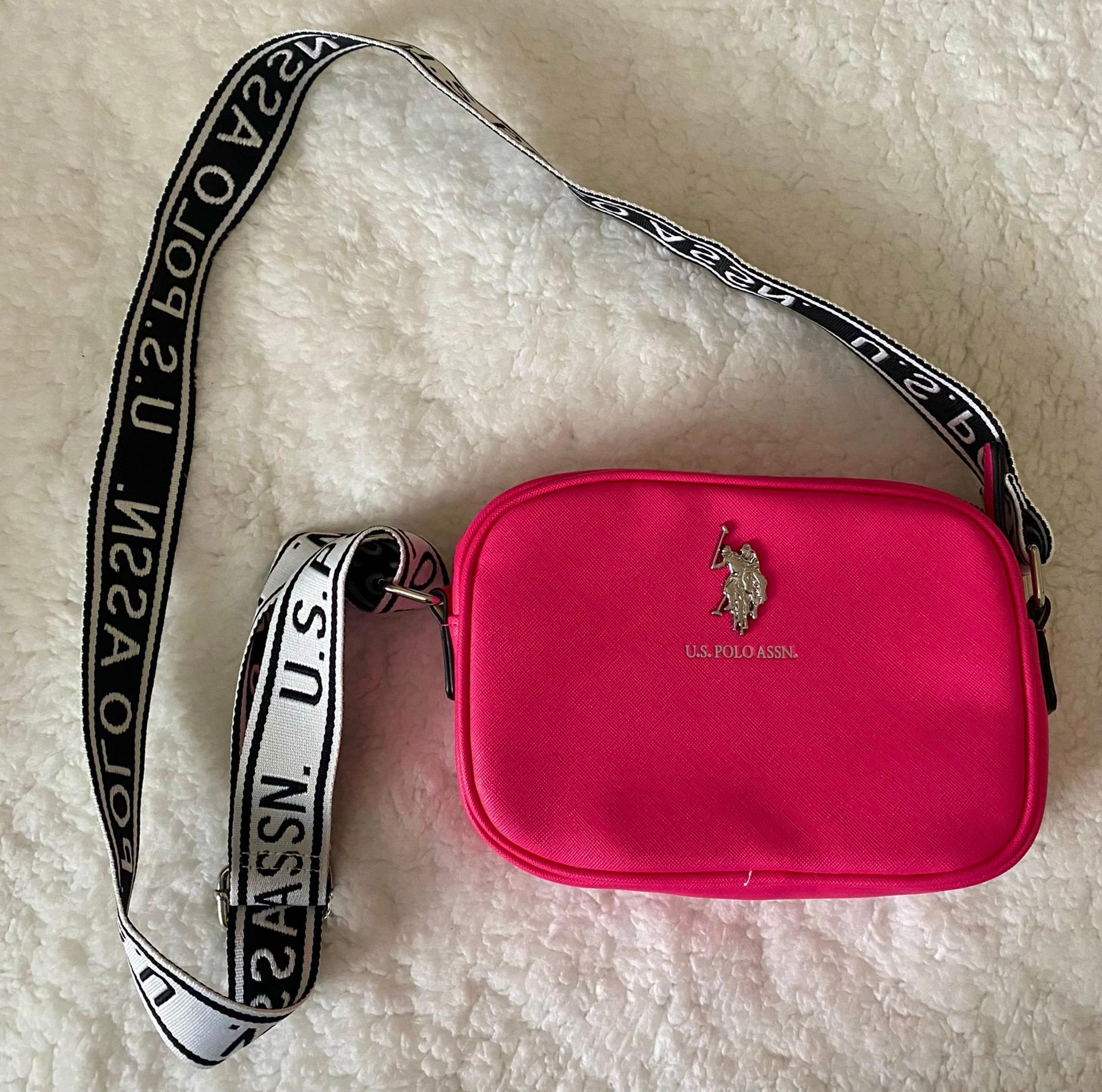 Bright Pink U.S. Polo Assn. Crossbody Bag