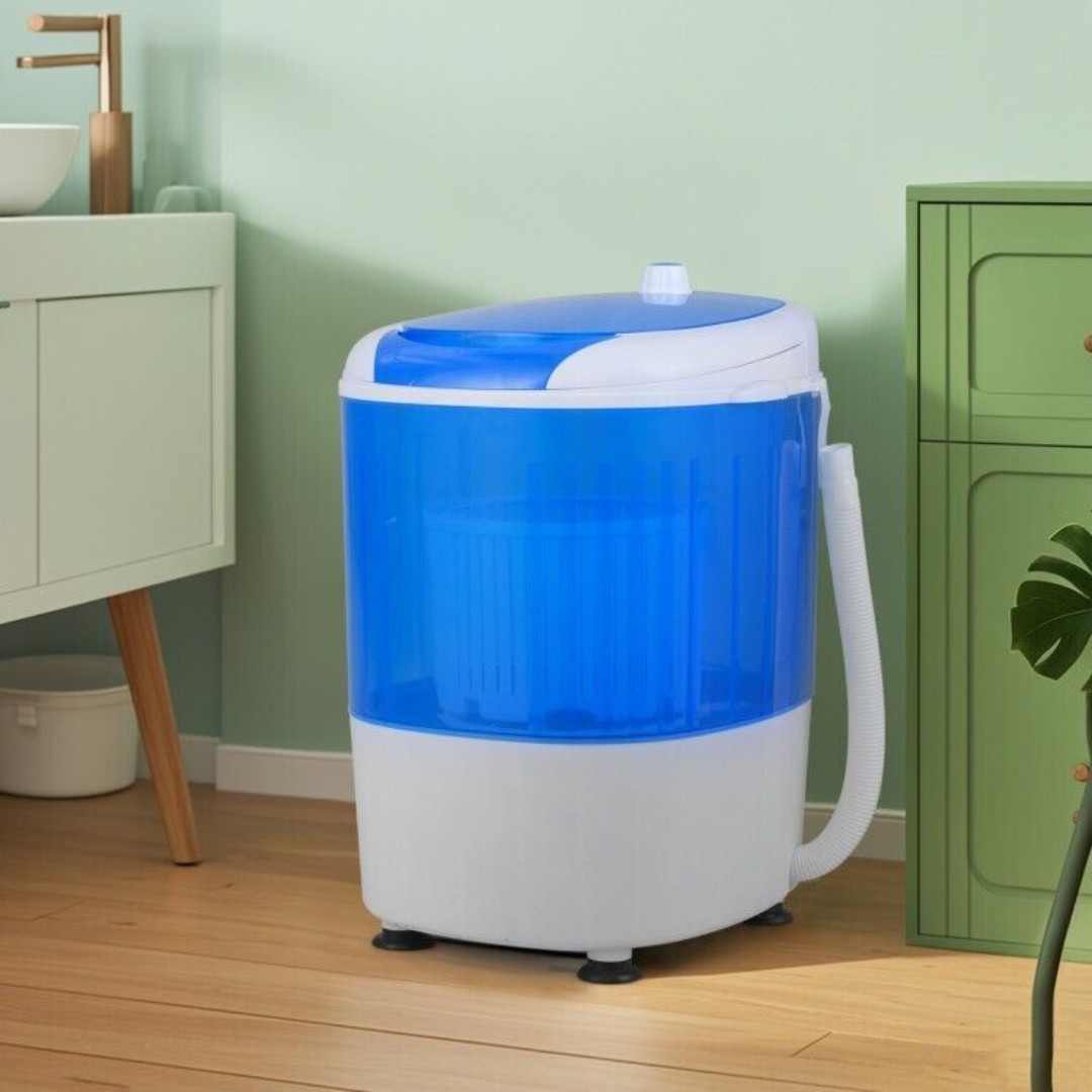 COSTWAY Mini Portable Washing Machine 5.5 lbs Washing Capacity, Compact Blue NIB