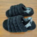 UGG Fluff Yeah Slides slippers Black size 6