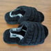 UGG Fluff Yeah Slides slippers Black size 6