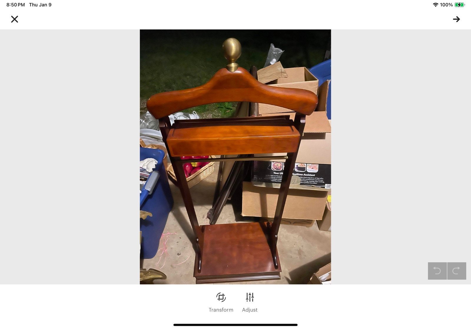 Bombay company haberdasher’s valet