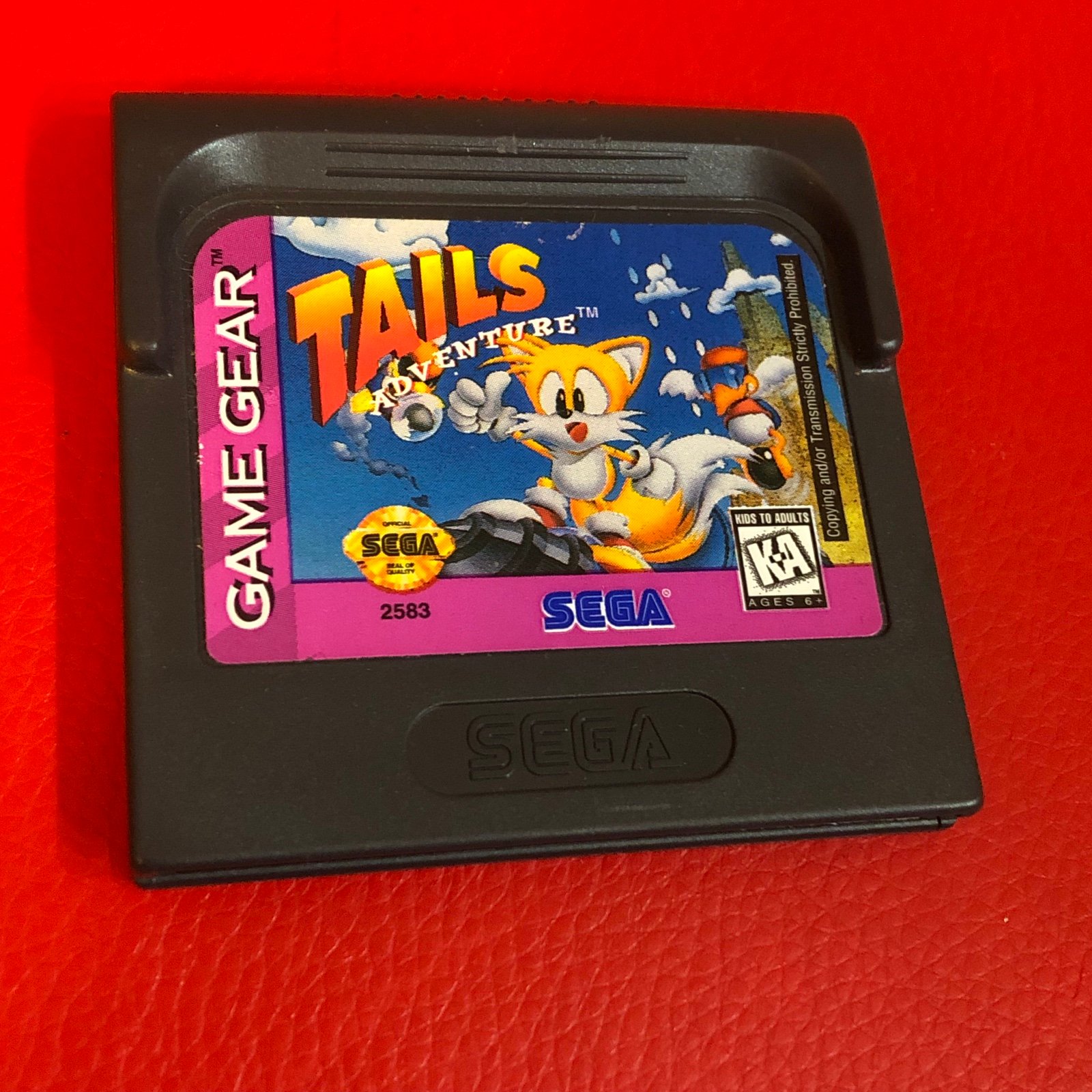 Tails Adventure for Sega Game Gear