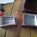 Vintage Jewelry Music Box | Mini Cabinet Style Box in Walnut Finish