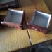 Vintage Jewelry Music Box | Mini Cabinet Style Box in Walnut Finish