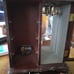 Vintage Jewelry Music Box | Mini Cabinet Style Box in Walnut Finish