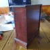 Vintage Jewelry Music Box | Mini Cabinet Style Box in Walnut Finish