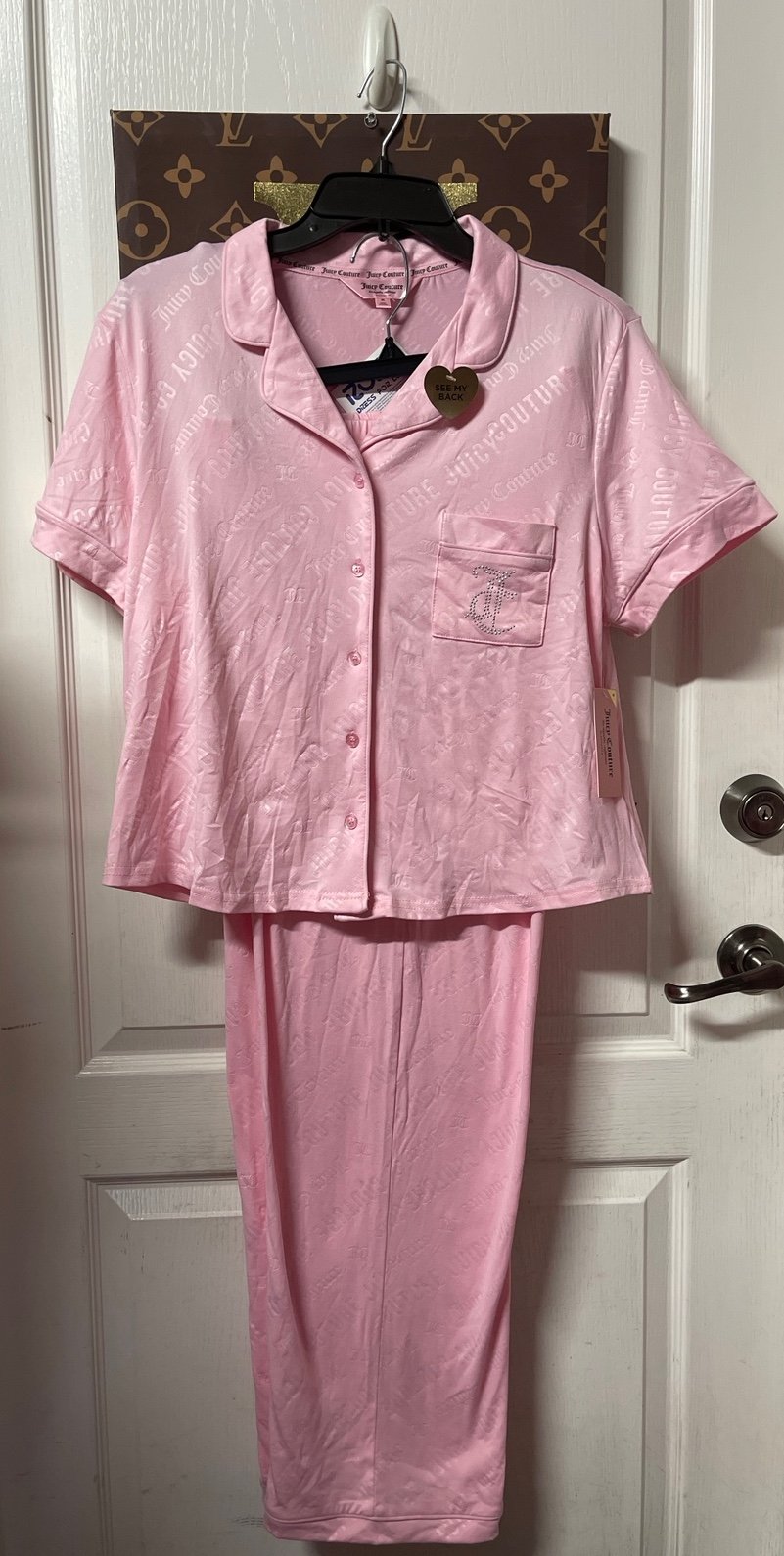 Juicy Couture JC Diagonal Logo Sleepwear M