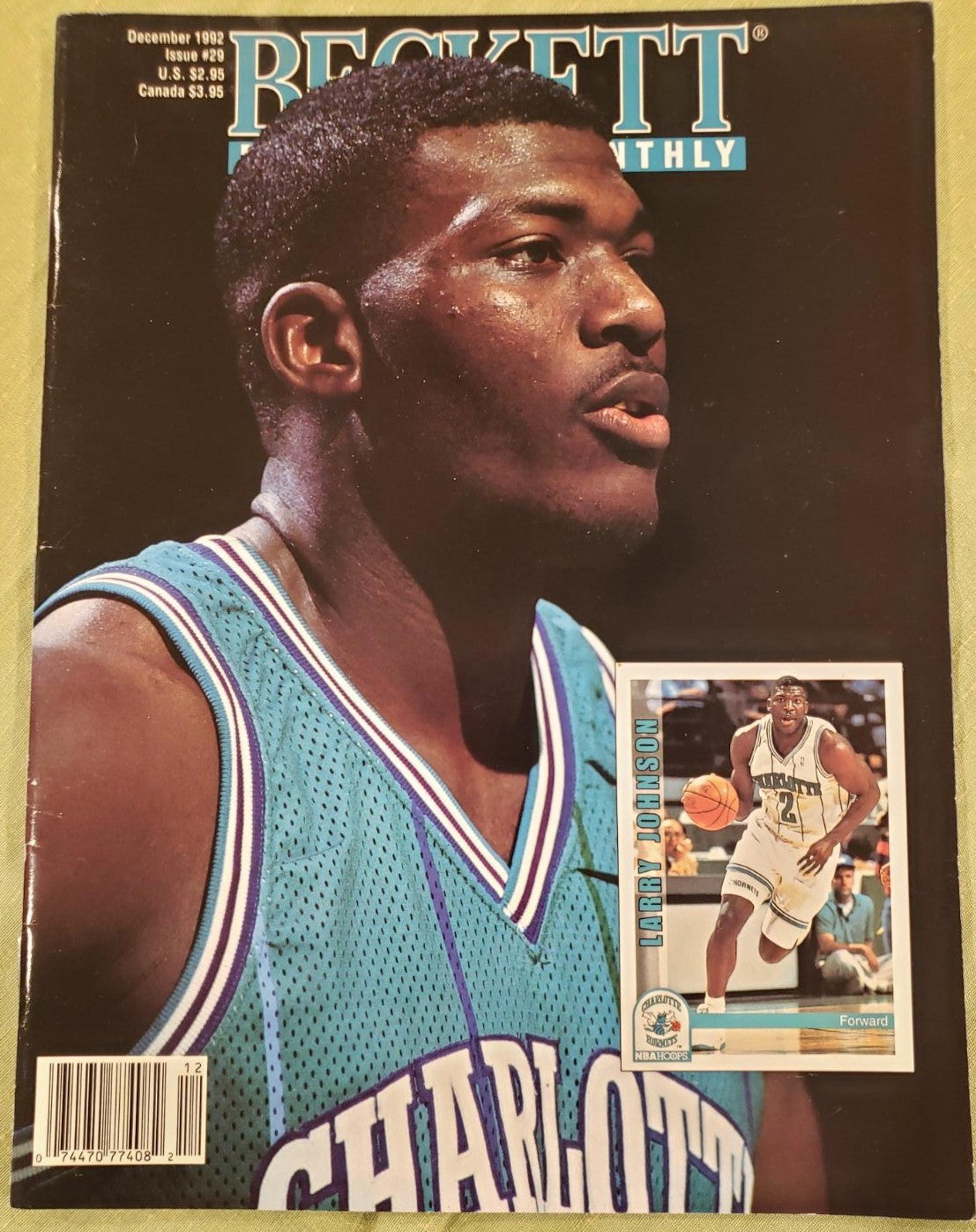 Larry Johnson 1992 Beckett Basketball Guide