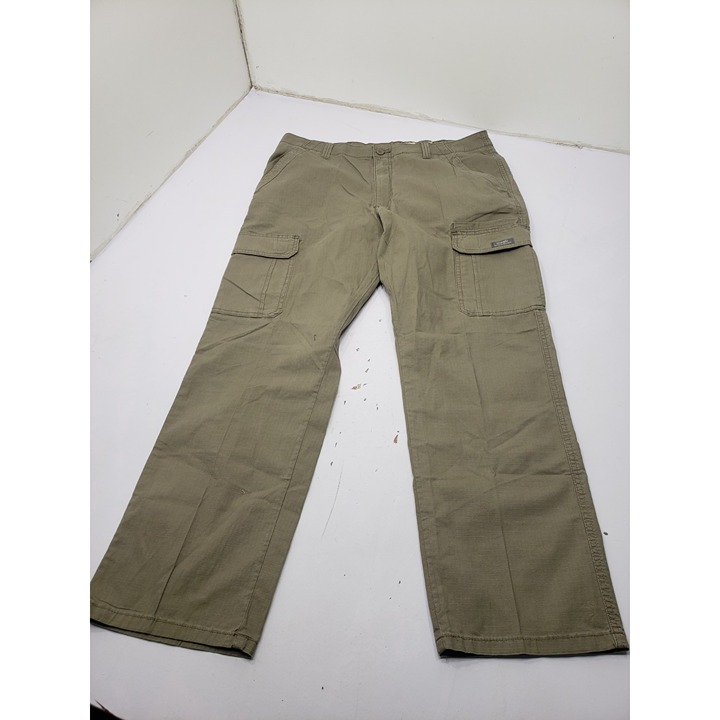 Wranglers Five Star Heritage Mens Relaxed Fit Cargo Low Stretch 36x30 Tan