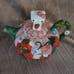 Hello Kitty and Melody Pink Pumpkin Ceramic Teapot