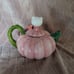 Hello Kitty and Melody Pink Pumpkin Ceramic Teapot