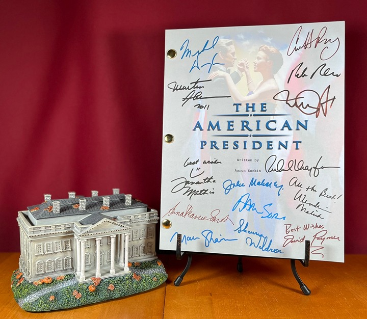The American President Script Signed- Autograph Reprints- 150 Pages