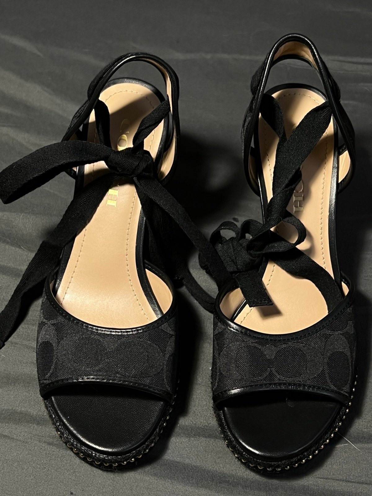 COACH Page Jacquard Wedge