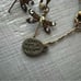 Anne Koplik Antique Gold Dragonfly Necklace & Earrings