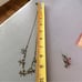 Anne Koplik Antique Gold Dragonfly Necklace & Earrings