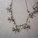 Anne Koplik Antique Gold Dragonfly Necklace & Earrings