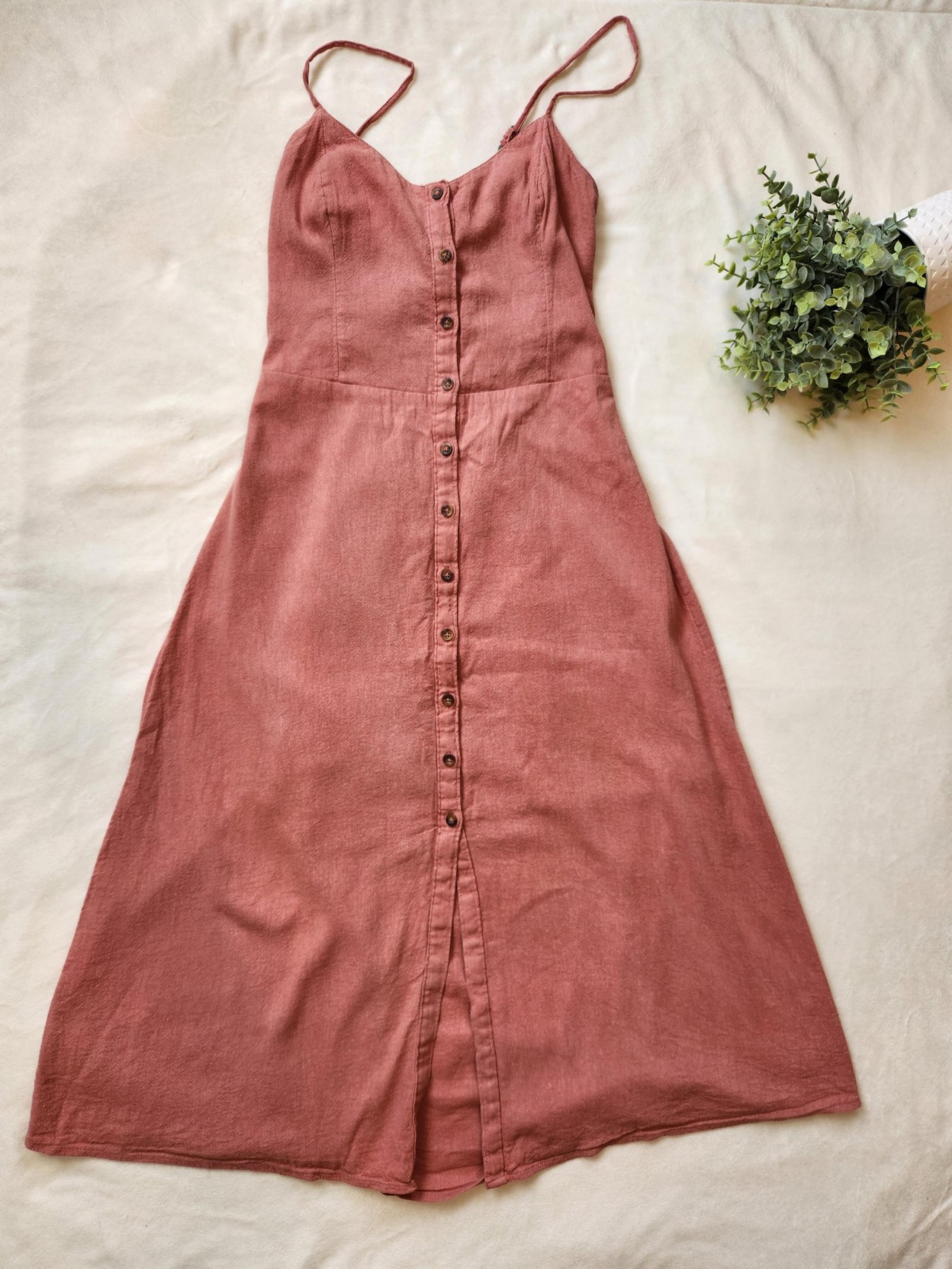 Hollister Dusty Pink Midi Dress