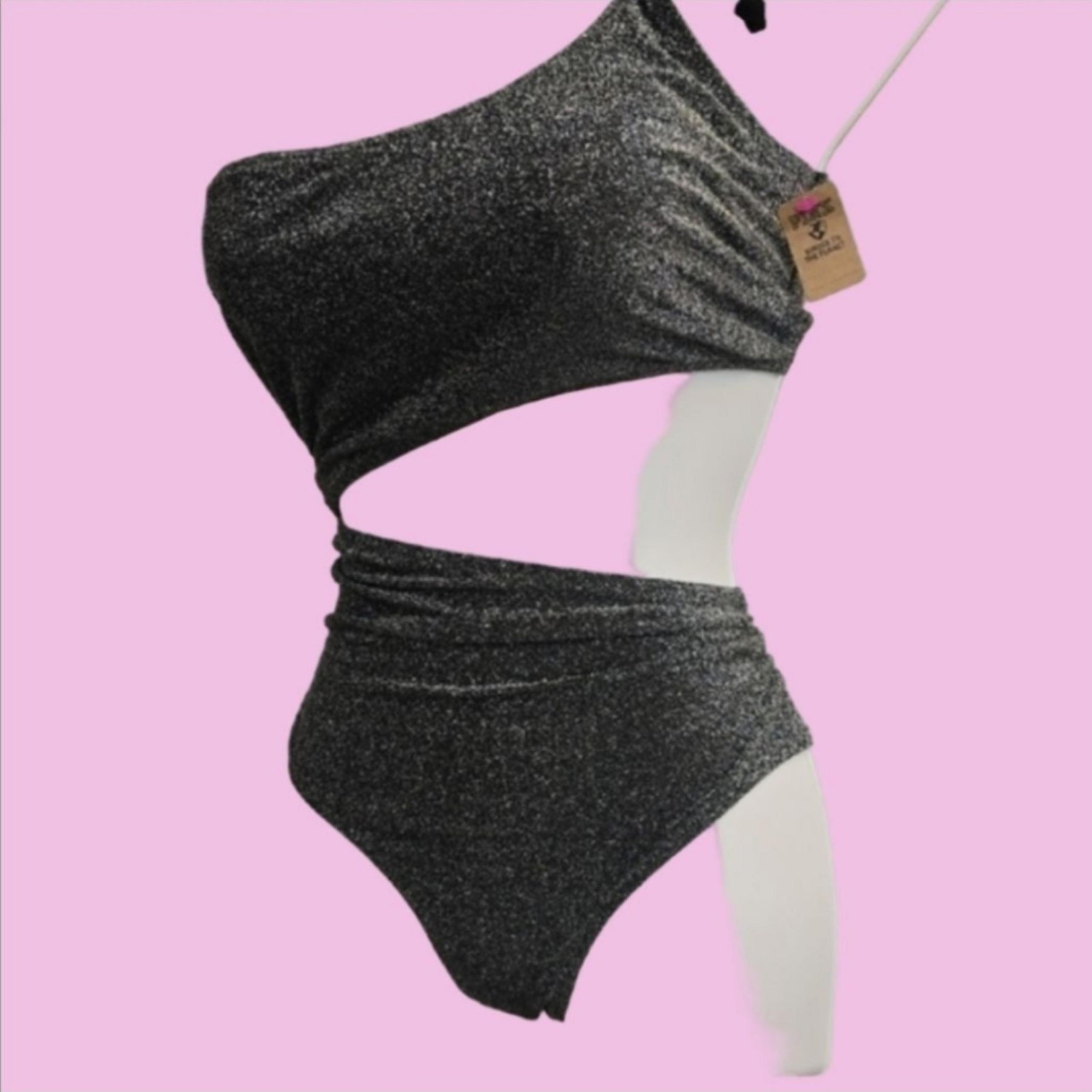 1 Shoulder Shimmery Swimsuit