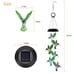 TSV Solar Changing Color Hummingbird Wind Chime, Solar Powered LED Hanging Lamp