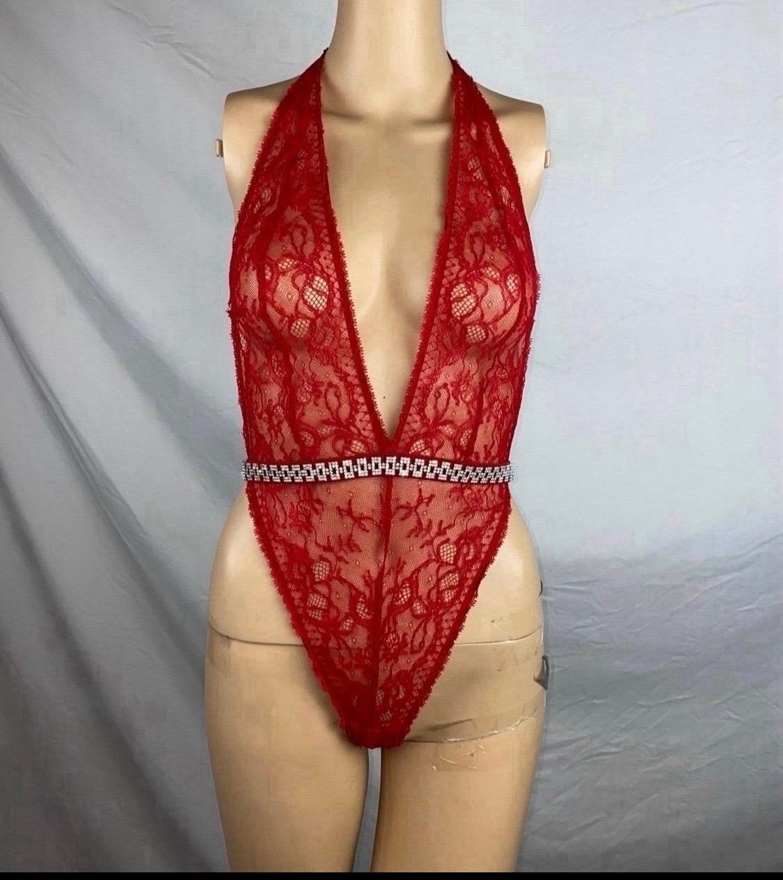 NEW Lace Exotic dancewear Bodysuit