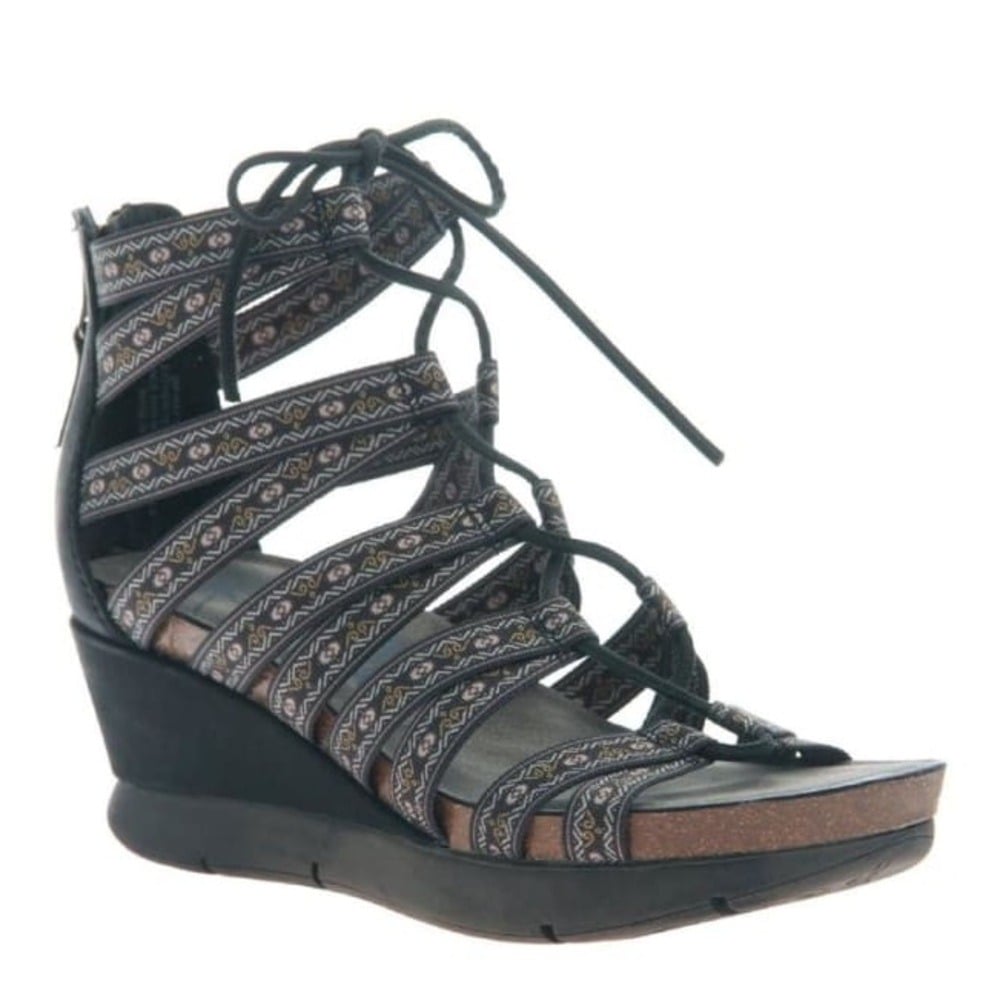 OTBT Way Out Zippered Lace Up Wedge