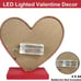 Valentines Day Décor Led Light Red Heart Valentines Decorations Happy Valentine
