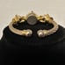 Vintage Panther Crystal Rhinestone Watch