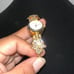 Vintage Panther Crystal Rhinestone Watch