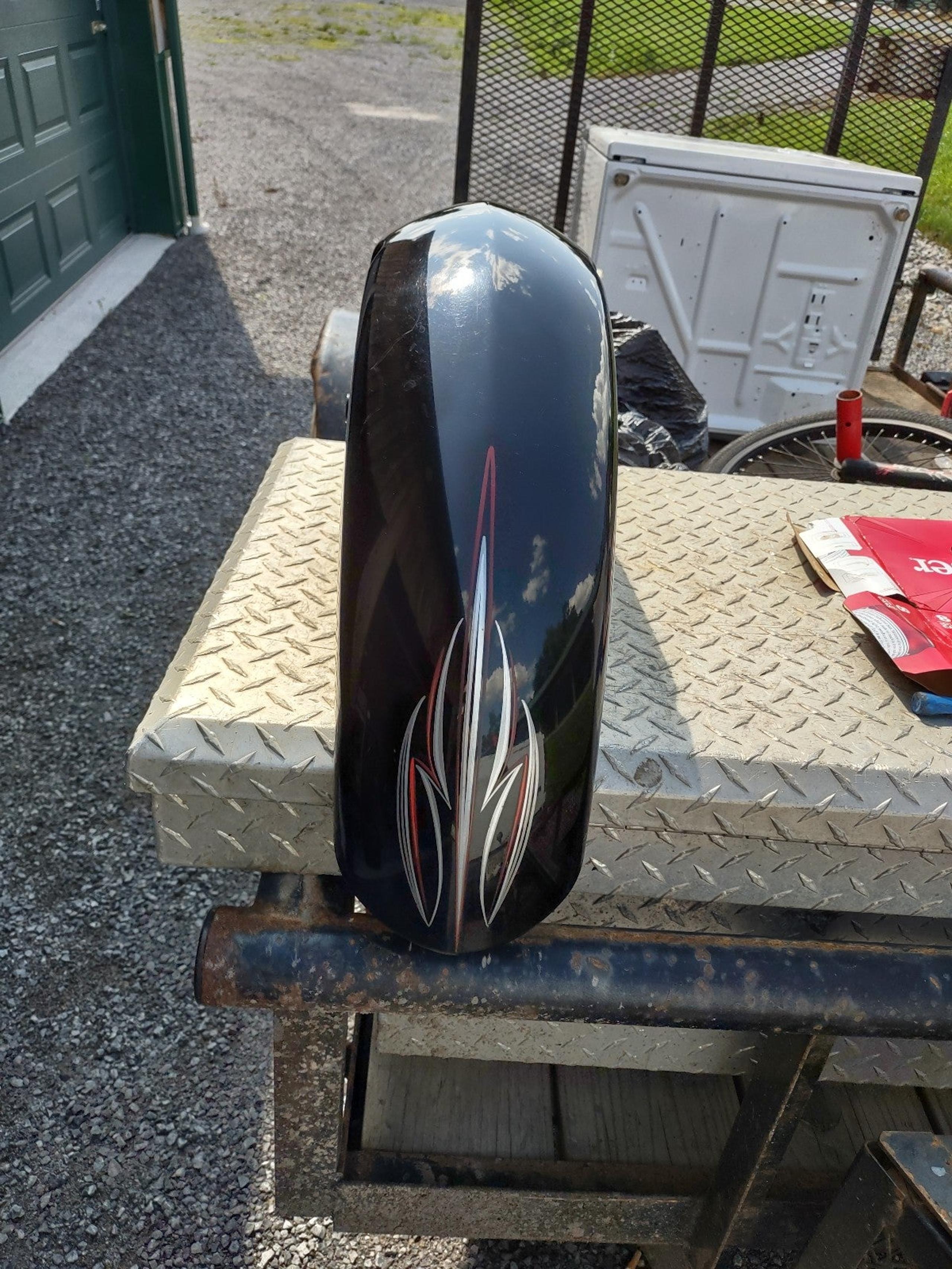 2005 Honda Aero Shadow VT750C Front Fender with Custom pinstriping