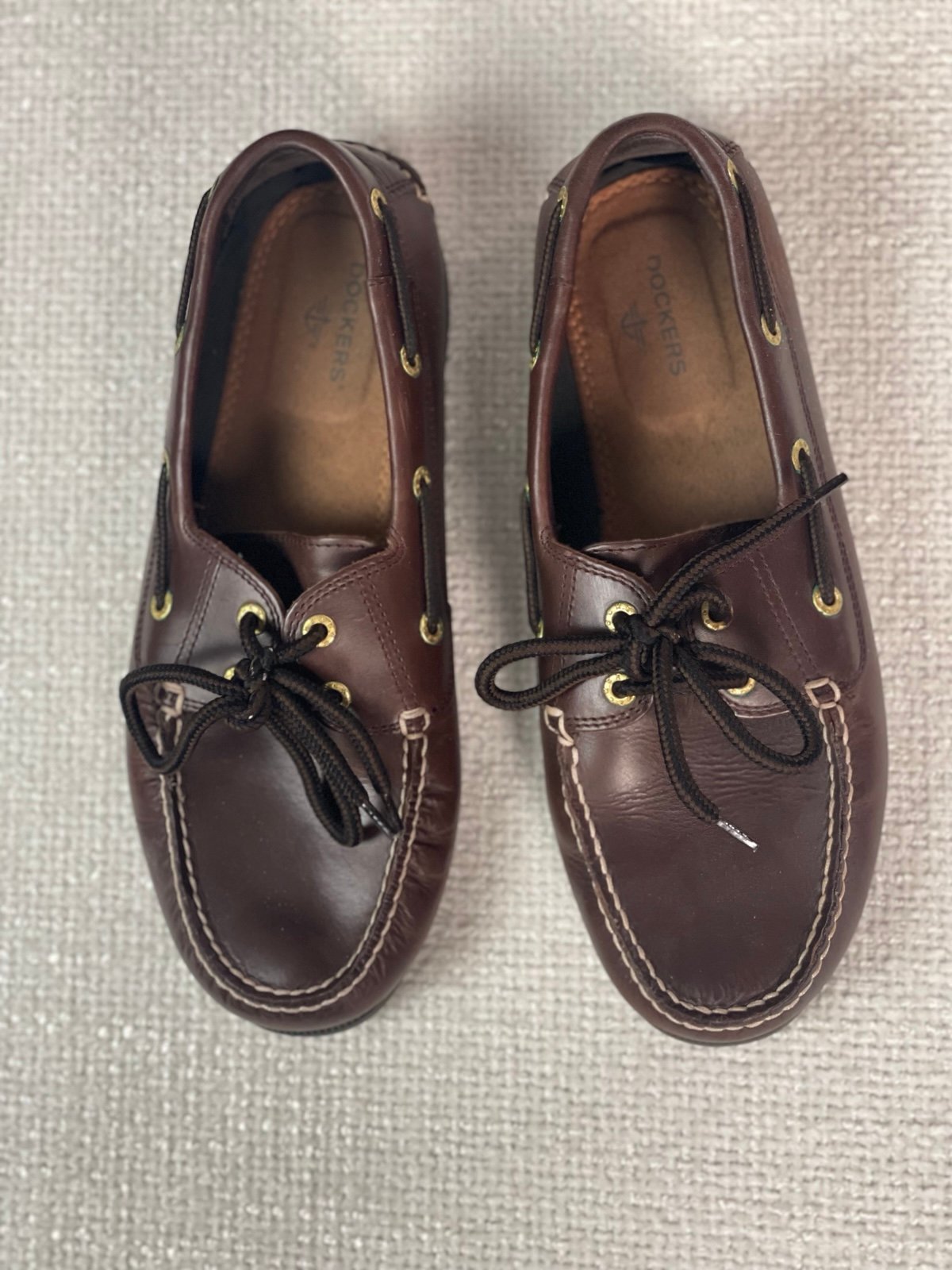 NEW Dockers men shoes size 8.5 genuine leather boat shoes