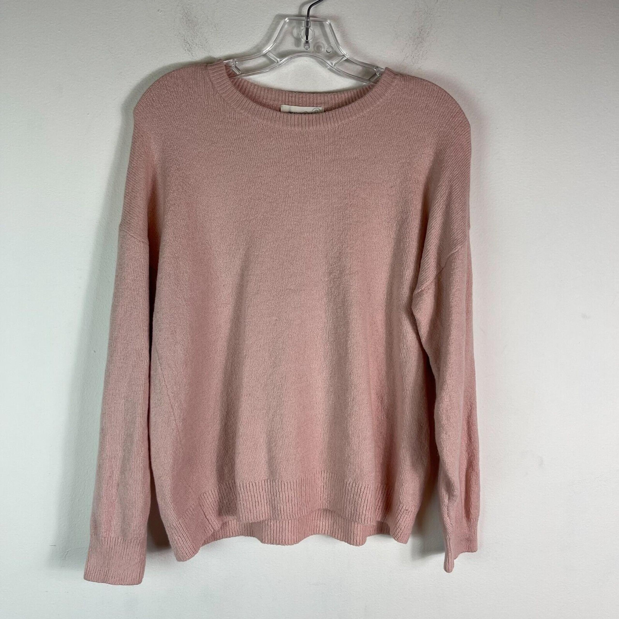 Treasure & Bond NWOT Women's Pink Organic Cotton Blend Crewneck Sweater XS