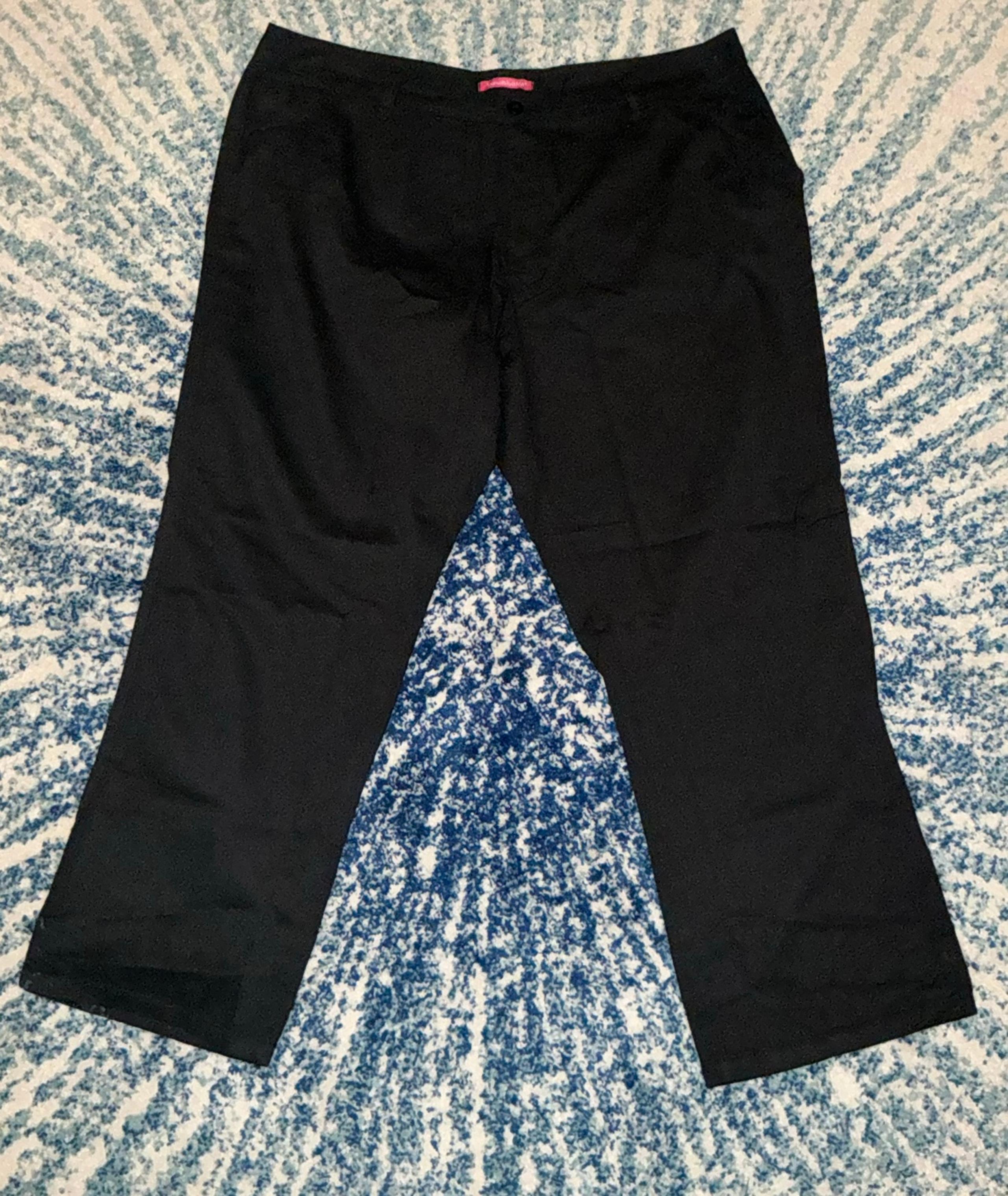 Woman Within Black Natural Fit Pants (NWOT)