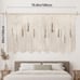 Extra Large Macrame Wall Hanging 70.8 × 39 Boho Tapestry Woven Decor