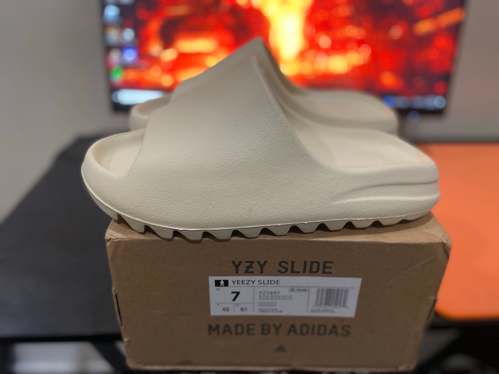yeezy bone slides