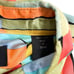 Vintage Genelli 100% Silk Dress Shirt Multi-Color Block- Men’s Size Small