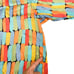 Vintage Genelli 100% Silk Dress Shirt Multi-Color Block- Men’s Size Small