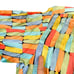 Vintage Genelli 100% Silk Dress Shirt Multi-Color Block- Men’s Size Small