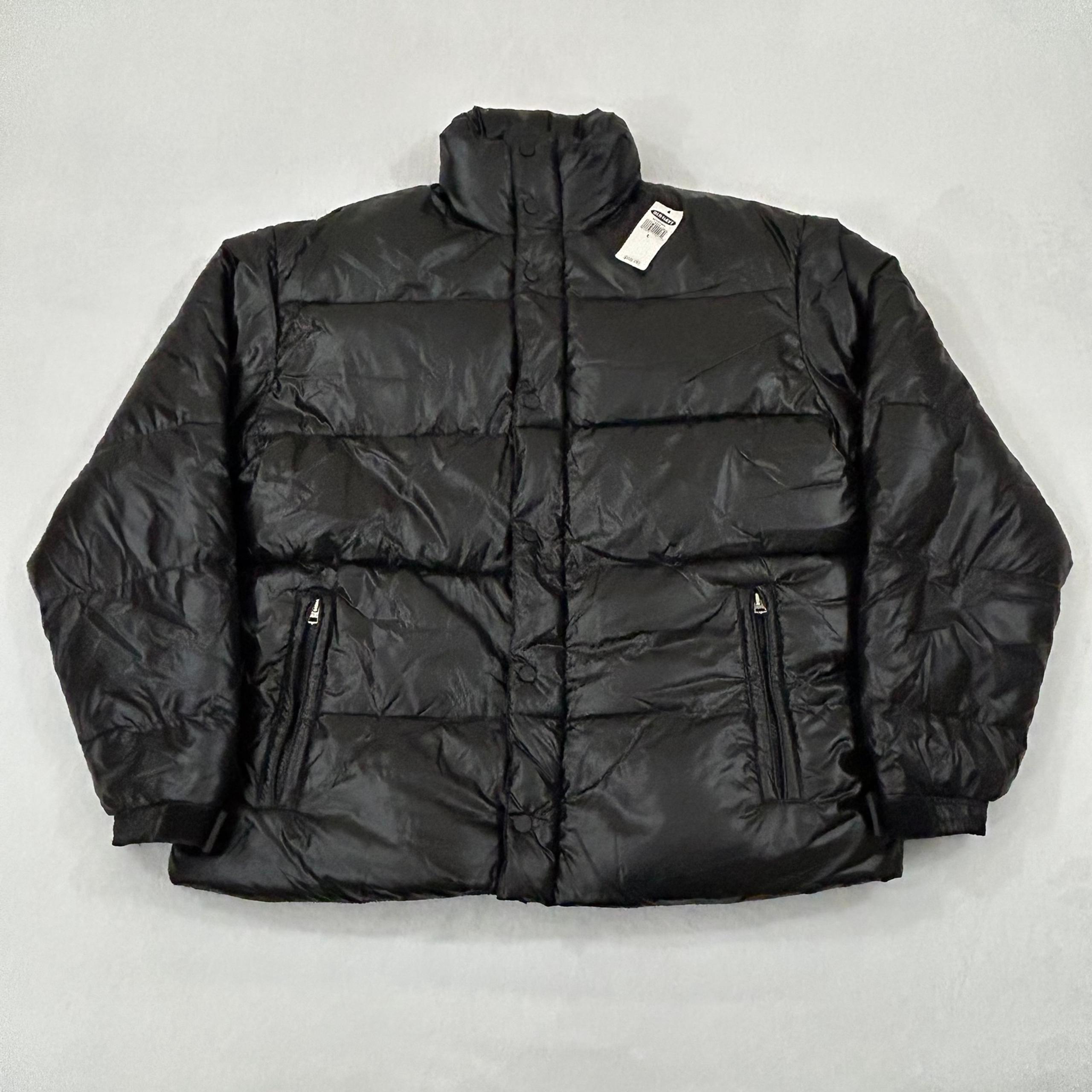 Vintage 2007 Old Navy Black OG Puffer Full Zip Up Outdoor Winter Jacket Men’s L