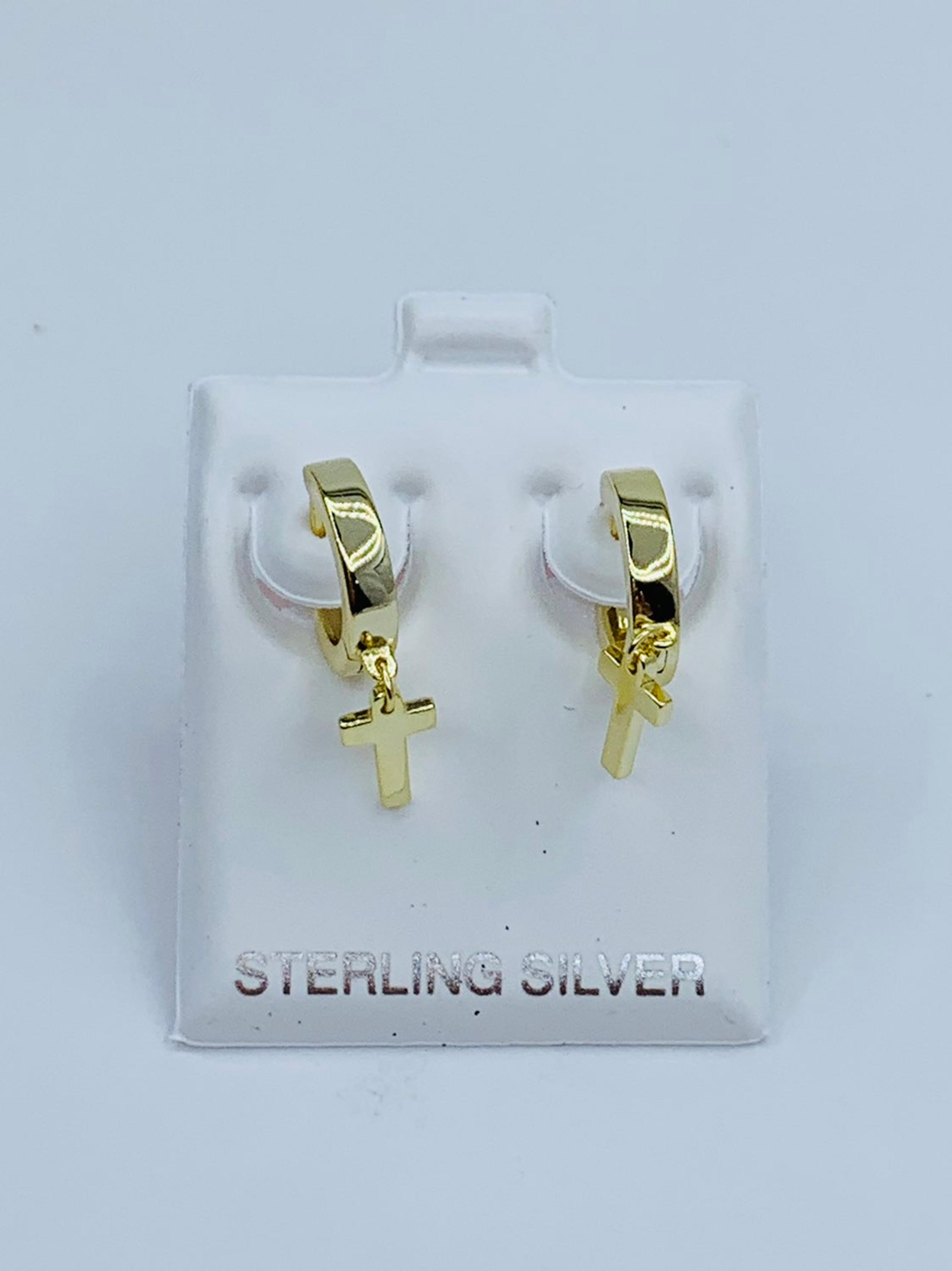 ❤️ 925 Sterling Silver gold plated Earrings