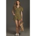 Anthropologie THE KIT UTILITY ROMPER by Pilcro in MOSS Green Size 8 NWT 138