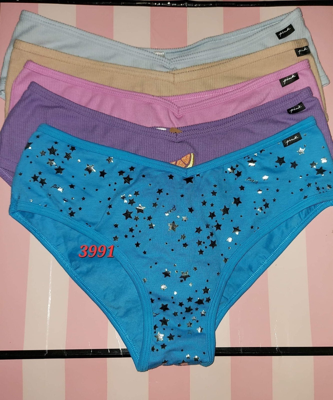 PINK Cotton Cheekster set size Large NWT