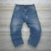 Vintage Carhartt Jeans Baggy Wide Leg Fit Medium Wash Denim Union Made USA 90s