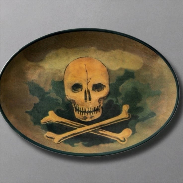Skull and Crossbones Melamine
Oval Serving Platter from John Derian for Target