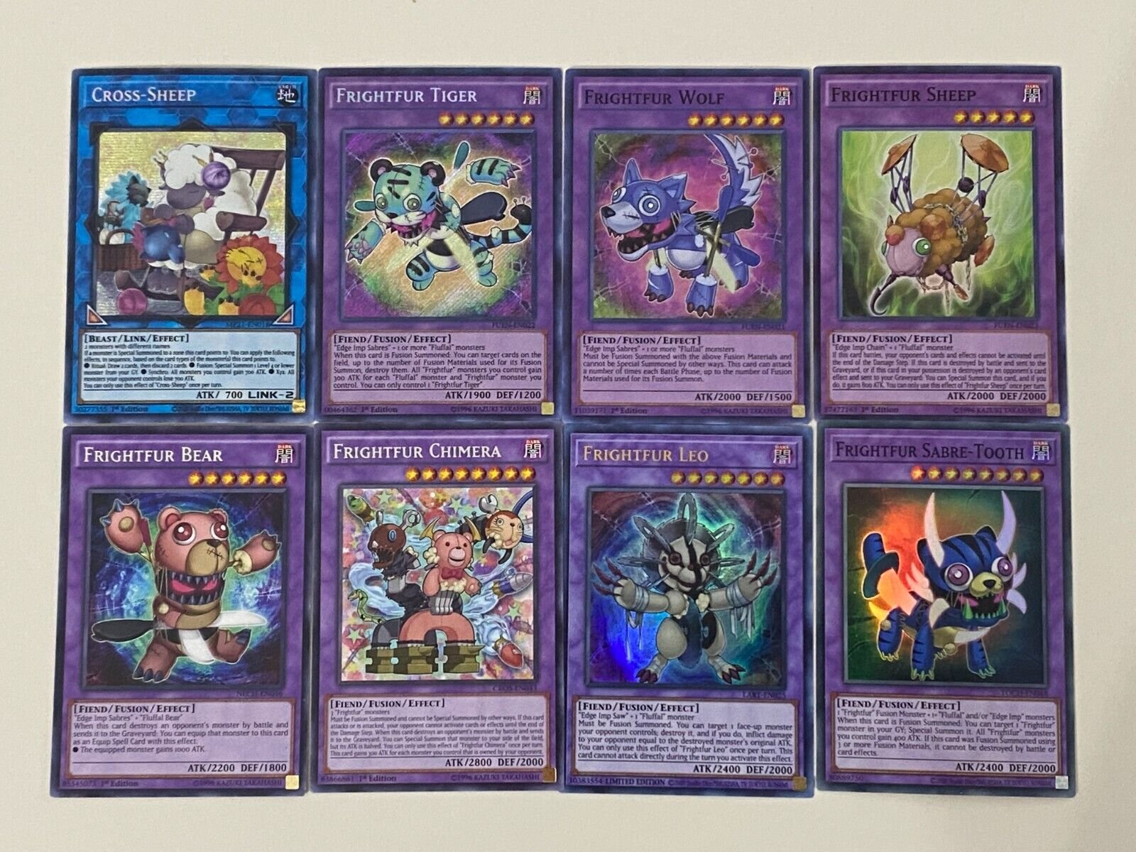 Yugioh Fluffal Frightfur Deck Edge Imp Sabres Scythe Cross Sheep Dog - Free Pack